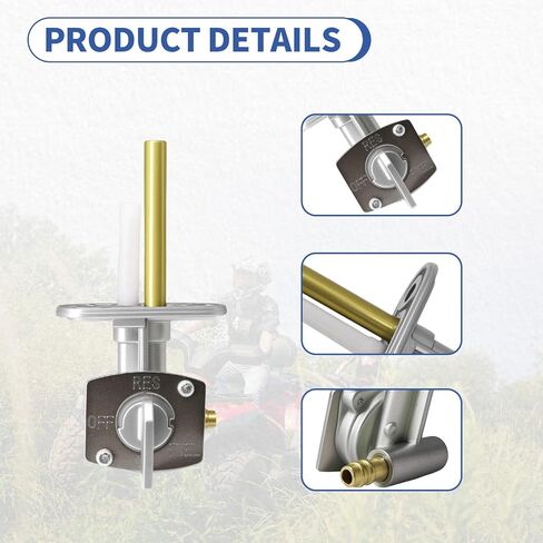 Fuel Petcock Valve for Yamaha TTR 125 225 230 250 YFM Big Bear 250 350 WR 250Z 250F 400F 450F YFM Kodiak 400 450 Kawasaki KLT 110 160 185 Suzuki Polaris Predator 500 in Kuwait