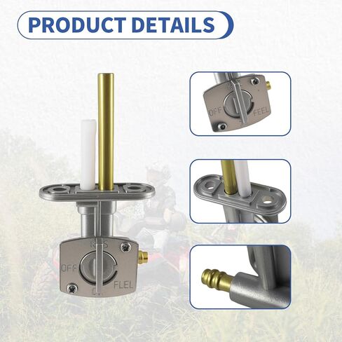Fuel Petcock Valve for Yamaha Bear Tracker 250,Big Bear 250 400,Bruin 250,Timberwolf 250,Durable Brass-made ATV UTV Side by Side in Kuwait