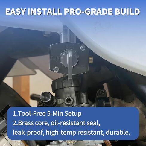 Fuel Petcock Valve for Yamaha Bear Tracker 250,Big Bear 250 400,Bruin 250,Timberwolf 250,Durable Brass-made ATV UTV Side by Side in Kuwait