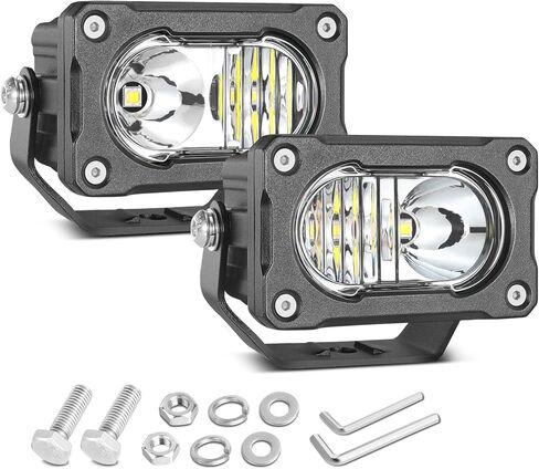 3 Inch LED Pod Cube Light 2PCS Off Road Rear Bumper Backup Reverse LED Light Camping Scene Auxiliary Lights Cargo Truck Bed Boat Work Lights in Saudi Arabia