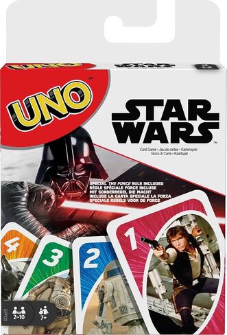 Mattel Games UNO Star Wars Card Game for Kids & Family with Themed Deck & Special Rule, 2-10 Players in Saudi Arabia
