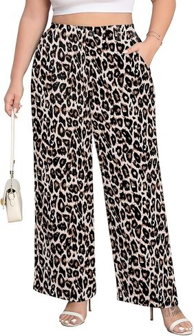 Lastshe Plus Size Dress Pants for Women High Waist Work Casual Slacks in Saudi Arabia