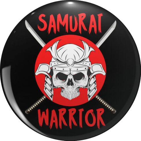 Cool Samurai Warrior Pin Lapel Pin Cute Brooch Pins Badges 0.75" in Saudi Arabia