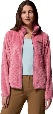 Columbia Women's Fire Side II Sherpa Full Zip Fleece Jacket, Rosette, Small in Saudi Arabia
