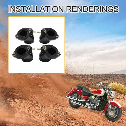 بديل حذاء GOOFIT المكربن ​​لمشعب السحب لـ Royal Star 1300 Tour Classic 1996-2001 XVZ1300 XVZ13A in Kuwait