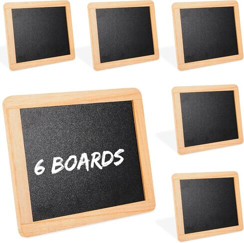 Chinco Small Slate Chalkboard Mini Chalk Board with Frames 5.2x4 in Mini Board Signs School Supplies for Classroom Home Office in Saudi Arabia