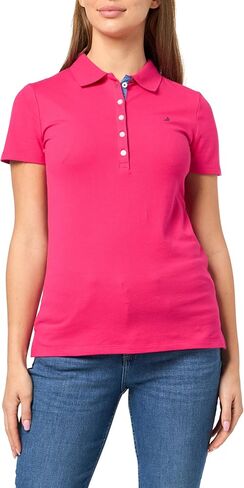 Nautica Women's Short Sleeve Button Placket Polo in Saudi Arabia