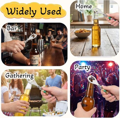 20 عبوة من فتاحة البيرة القابلة للخرز، فتاحة زجاجات خرزية قابلة لإعادة الاستخدام للحرف اليدوية في حفلات الخريف وحفلات الصيف وأعياد الميلاد وعيد الميلاد in Kuwait