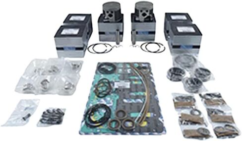 مجموعة إعادة بناء رأس الطاقة Rareelectrical .040 أكثر من 3.544 بوصة متوافقة مع Mercury 6 Cyl 3.501 Bore 2.5L Optimax 135Hp 1998-2012 حسب أرقام الأجزاء 100-20-44 in Kuwait
