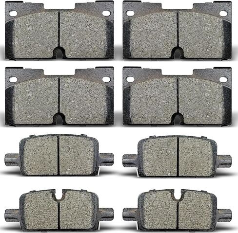 Front & Rear Ceramic Disc Brake Pads For Chevrolet Silverado 1500 2019-2022,Suburban 2021-2022,Tahoe 2021-2023,Cadillac Escalade/ESV 2021-2022,GMC Sierra 1500 2019-2022,Yukon 2021-2023 in Saudi Arabia