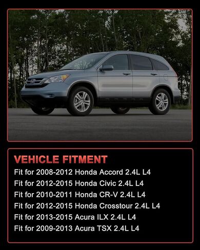 مضخة زيت المحرك 2.4 لتر L4 متوافقة مع Honda Accord 2008-12، Civic 2012-15، CR-V 2010-11، Crosstour 2012-15، Acura ILX 2013-15، TSX 2009-13، استبدال # 15110R40A01 15100R40A02 in Kuwait