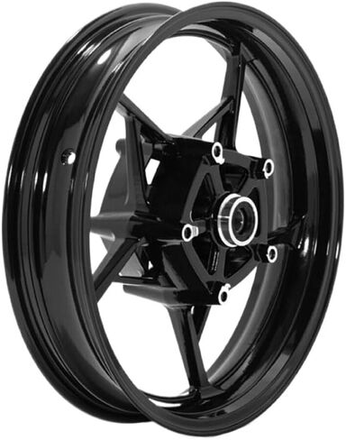 Motorcycle Front Hub 17x3.5inch Gloss Black Aluminum Compatible With Z900 Z650 650 17-24 23 in Saudi Arabia