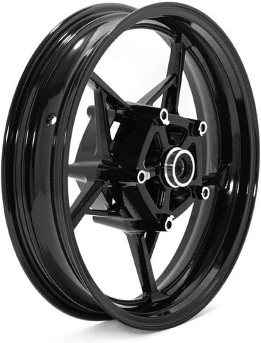 Motorcycle Front Hub 17x3.5inch Gloss Black Aluminum Compatible With Z900 Z650 650 17-24 23 in Saudi Arabia