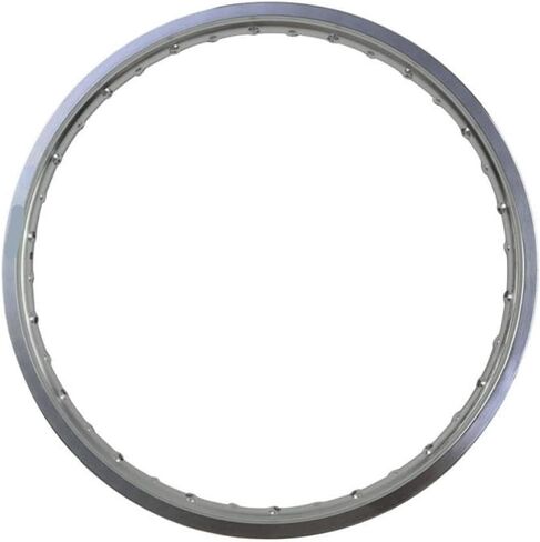 6061 Motorcycle Aluminum Wheel Circle Black And Silver 1.60x21 36 Spoke Hole Compatible With 160 X 21 1.60 21(Black) in Saudi Arabia