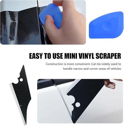 51PCS Car Window Tint Tools Kit, Vehicle Glass Protective Film Wrapping Set, Automotive Window Tinting Vinyl Wrap Installation Kit, Universal for Automobile RV Truck in Saudi Arabia