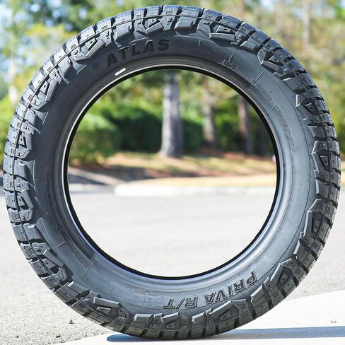 Atlas Priva R/T Truck/SUV All-Terrain Mud Off-Road Radial Tire-275/60R20 275/60/20 275/60-20 116T نطاق التحميل XL 4-Ply BSW جدار جانبي أسود in Saudi Arabia