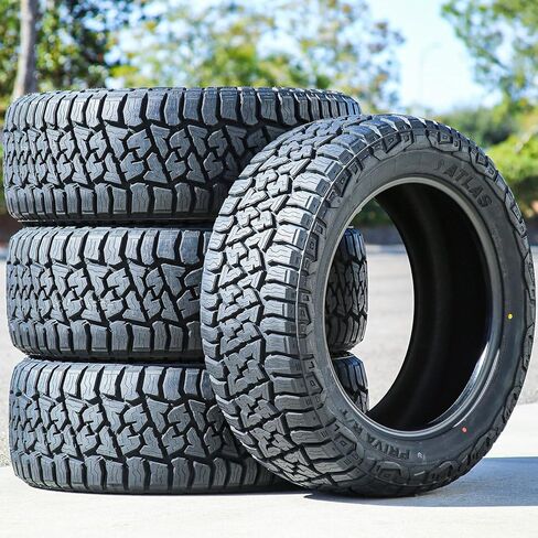 Atlas Priva R/T Truck/SUV All-Terrain Mud Off-Road Radial Tire-275/60R20 275/60/20 275/60-20 116T نطاق التحميل XL 4-Ply BSW جدار جانبي أسود in Saudi Arabia