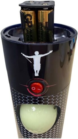 الجولف - مجموعة مصابيح شاحن كرات الجولف المتوهجة GlowV1 مع عبوات من كرات الجولف المتوهجة في الظلام، كرات جولف مضيئة قابلة لإعادة الشحن، ملحقات جولف للنساء والرجال، تتضمن 4 بطاريات AA in Kuwait