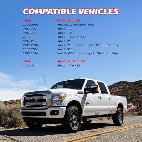 88081 Tailgate Latch Bracket with Lock Assembly Fits Ford F100 F150 F250 F350 F450 F550/Explorer Sport Trac, Lincoln Mark LT, OEM Replace# F75Z9943170AA in Kuwait