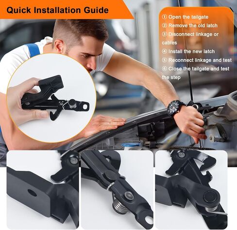 HC3Z-9943170-A Tailgate Flex Step Latch Control Compatible with Ford F-150 Lightning 2022 2023 2024 in Kuwait