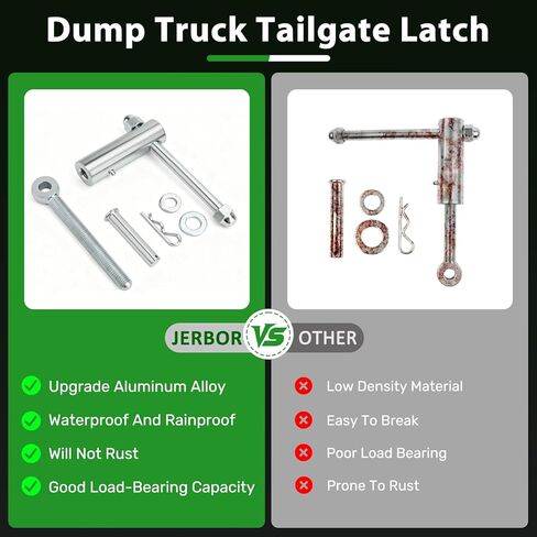 JERBOR Heavy Duty Truck Tailgate Latch Kits for Tailgate Closure，Replace TGL34SBR,TGL3410HDW in Saudi Arabia