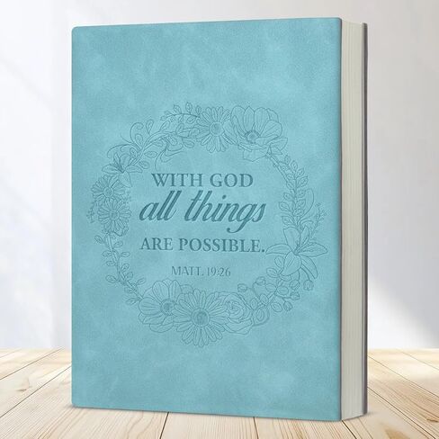 Christian Notebook Gifts Religious with God All Things Are Possible Matthew 19:26 Bible Verse Writing Notebook Journal in Saudi Arabia