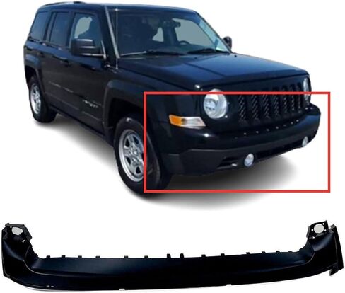 FitParts متوافق مع غطاء المصد العلوي الأمامي 2011 2012 2013 2014 2015 2016 2017 Jeep Patriot Latitude. جديد، مُجهز وجاهز للطلاء 68091521AA CH1014103 in Kuwait