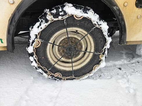 استبدال 0212 سلسلة سوداء عنكبوت بنجي شاحنة الثلج الإطارات سلاسل الضابط الموتر 4pcs in Kuwait