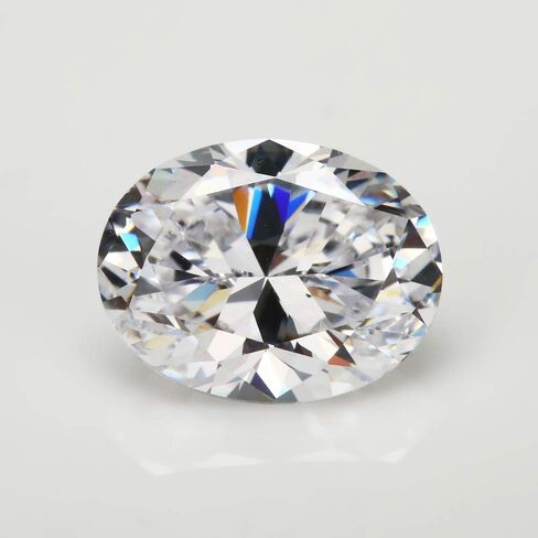 5A Oval Shape 2x3-13x18mm Loose Cubic Zirconia Bulk White Color CZ Stone For Jewelry Making in Saudi Arabia