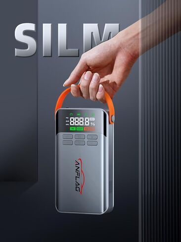 8-in-1 Car Jump Starter with Air Compressor – 5500A Peak, 150PSI Tire Inflator, 12V Portable Power Bank, LCD Display, and LED Flashlight for All Gas & 12.0L Diesel Engines in Saudi Arabia