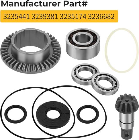 M MATI Front Differential Ring & Pinion Gear Set w/Bearing Oil Seal For Polaris RZR 570 800 900 Ranger 570 900 Crew 1000 Diese-l Sportsman ACE 325 570 1000 2011-2025 3235441 3239381 3235174 3236682 in Saudi Arabia