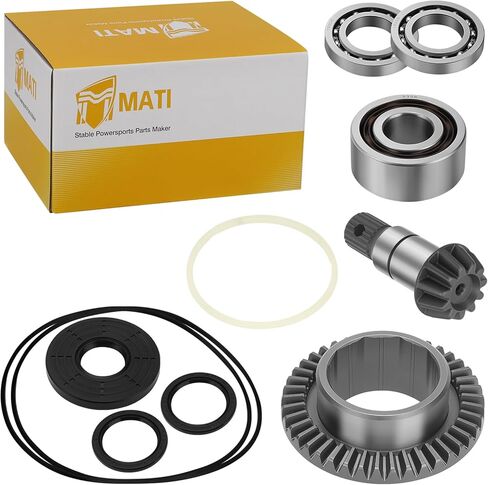 M MATI Front Differential Ring & Pinion Gear Set w/Bearing Oil Seal For Polaris RZR 570 800 900 Ranger 570 900 Crew 1000 Diese-l Sportsman ACE 325 570 1000 2011-2025 3235441 3239381 3235174 3236682 in Saudi Arabia