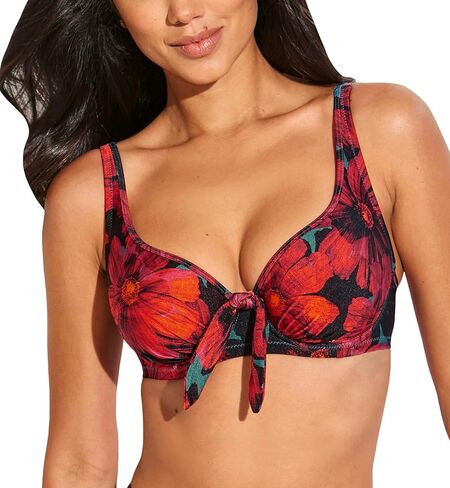 Pour Moi Women's Orchid Luxe Non Padded Underwire Swim Top (12902) in Saudi Arabia
