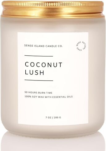 SENSE ISLAND Cashmere Vanilla Scented Candle for Home Scented 50+ Hrs Highly Scented Creamy Vanilla Velvet Cashmere | 100% Natural Soy Candle Gifts for Women Vanilla Candles for Cozy Holiday in Saudi Arabia