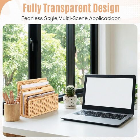 الروطان منظم البريد لمكتب حامل البريد كونترتوب مع 3 فتحات الروطان رسالة فارز ملف حامل المغلف كتاب حامل منظم مكتب مكتب المزرعة وملحقات التخزين in Kuwait