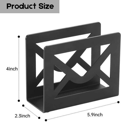 حامل رسائل سطح المكتب، حامل بريد معدني لسطح المكتب مع تصميم مظروف مقصوص، فارز منظم الرسائل للمكتب، مغلف المكتب ورف تخزين المستندات in Kuwait