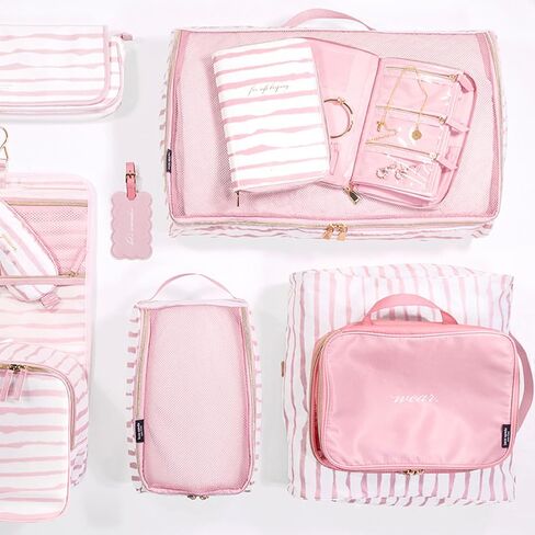 kate spade new york Laundry Bag to Organize Suitcase, Two Sided Packing Cube for Clean and Dirty Clothes (Wear and Worn) in Saudi Arabia