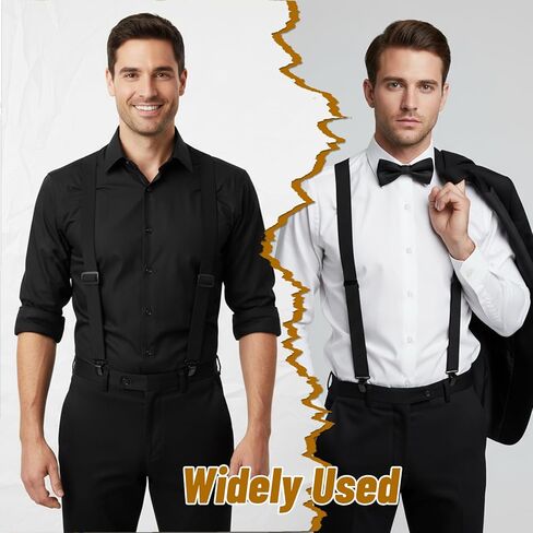 4 Pcs X Back Hidden Suspenders for Men, Heavy Duty Hiking Suspenders Adjustable Under Clothing Invisible Belt Undergarment Suspender for Winter Untucked Men Outdoor Hiking in Saudi Arabia