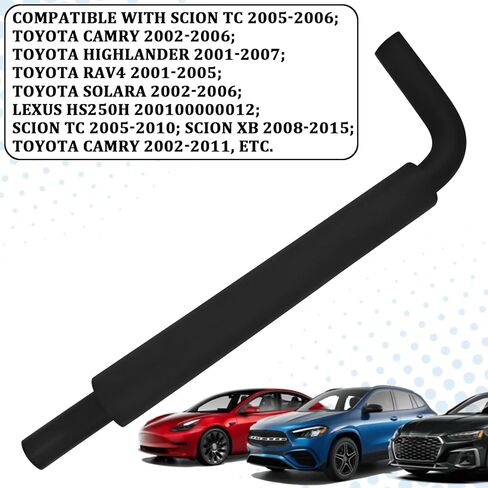PCV Valve Hose Replacement for Toyota PCV Valve and Hose Kit for Camry, Highlander, Scion xb, Rav4, Solara, Corolla, Matrix; Lexus HS250h TC XB (2.4L 4CYL) Automotive 12204-28020 12262-28021 in Saudi Arabia
