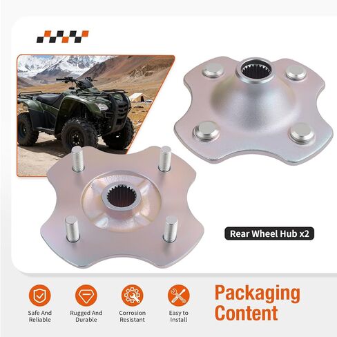 2 قطعة محور عجلات خلفي لهوندا ريكون فورتراكس 250 300 420 TRX200 TRX420 1990-2013 42410-HF1-A00 in Saudi Arabia