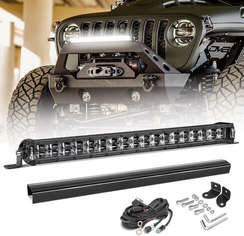 40 Inch Curved LED Light Bar, Niking Auto Super Slim 360W Off Road Dual Row LED Driving Light Spot Flood Combo Work Light Roof Bumper Bar for Trucks UTV ATV SUV RZR Wrangler JK JL Boat in Saudi Arabia