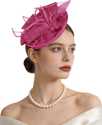 قبعات النساء الرائعة لحفلات الشاي وعصابة رأس ومشبك الشعر وقبعة الريش لحفلات الزفاف وحفلات الكوكتيل in Kuwait