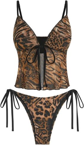 ZAFUL Tankini ملابس السباحة للنساء الدانتيل تقليم التعادل الجبهة محكم عالية قطع Tanga Tankini مجموعة in Kuwait
