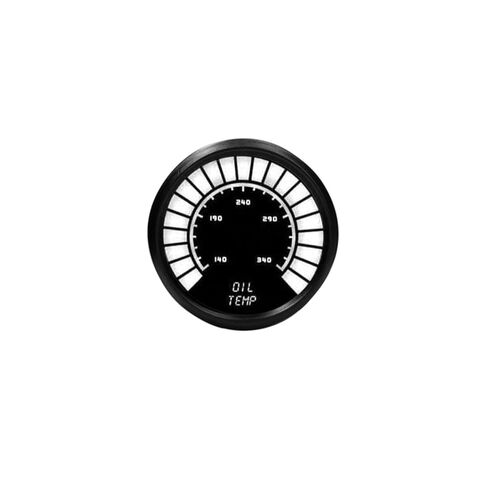 مقياس رسم بياني تناظري LED - 2 1/16 بوصة | 160-340 درجة فهرنهايت | إطار أسود | يتضمن مستشعر B9108W in Kuwait