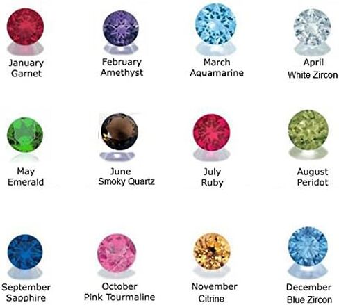 10K gold Black Hills Mothers Birthstone Ring Customizable with 1,2,3,4,5 or 6 Genuine 2.5MM Birthstones in Saudi Arabia