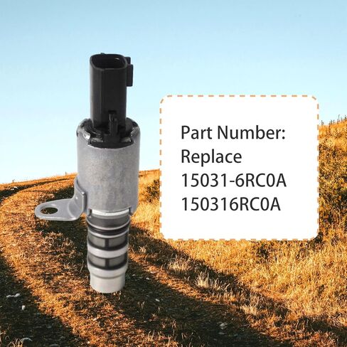 صمام الملف اللولبي VVT متوافق مع Nissan Rogue T33 X Trail 2021-2025 استبدال الصمام المتغير توقيت الملف اللولبي للتحكم في توقيت المحرك، استبدل 15031-6RC0A 150316RC0A in Kuwait