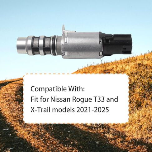 صمام الملف اللولبي VVT متوافق مع Nissan Rogue T33 X Trail 2021-2025 استبدال الصمام المتغير توقيت الملف اللولبي للتحكم في توقيت المحرك، استبدل 15031-6RC0A 150316RC0A in Kuwait