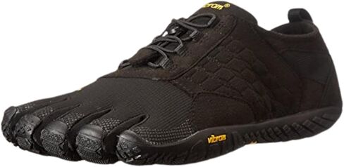 Vibram للرجال FiveFingers Trek Ascent | حذاء Barefoot مناسب لجميع التضاريس للمشي لمسافات طويلة والمسارات الخفيفة، أسود، 42 EU / 9-9.5 US in Saudi Arabia