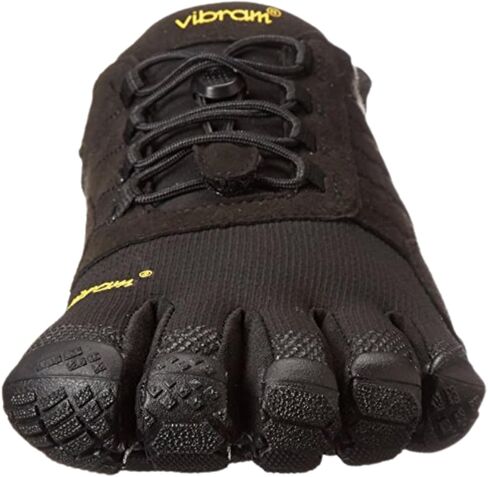 Vibram للرجال FiveFingers Trek Ascent | حذاء Barefoot مناسب لجميع التضاريس للمشي لمسافات طويلة والمسارات الخفيفة، أسود، 42 EU / 9-9.5 US in Saudi Arabia