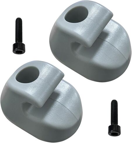 2 قطعة مشبك واقي من الشمس لملحقات Peterbilt Kenworth Visor Clip Kenworth T680 S16-1023-661 ملحقات Peterbilt رمادية (F01377-2) in Saudi Arabia